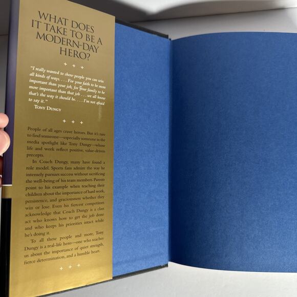 Tony Dungy Book Hardcover Novel Autobiography: Quiet Strength A Memoir - Picture 7 of 9